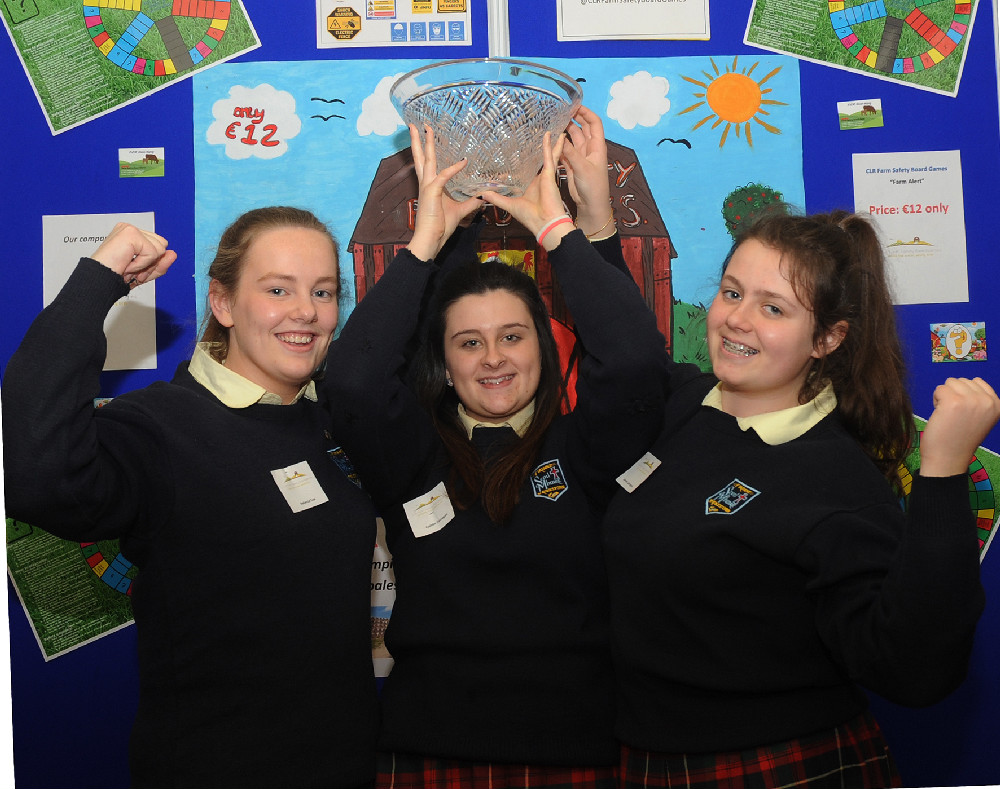 CLR Farm Safety - 3 girls - Winners at Co Final CLR Farm Safety - 3 girls - Winners at Co Final